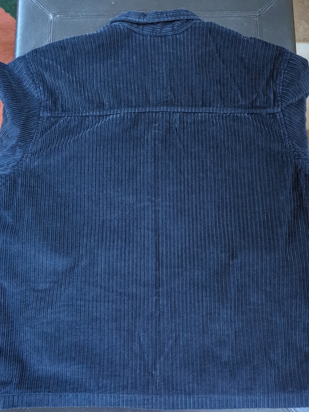 Rare Vtg Levi's Corduroy Navy Zip-up Jacket Oversized XL - Picture 10 of 10